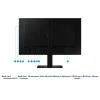 24 colių Quad HD LCD monitorius Samsung S60UD LS24D600UAUXEN — 2560×1440, IPS, 5 ms, USB-C PD 90W, USB 3.2 hub, VESA