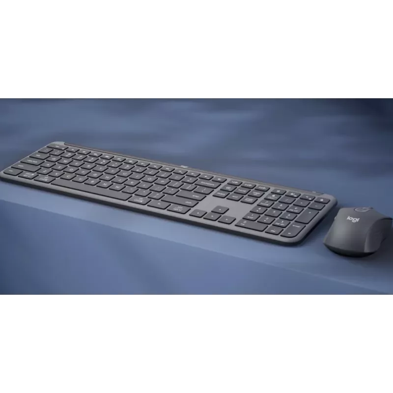 LOGITECH Signature Slim Combo Mk950 - Belaidė klaviatūra/pelė - Grafitas - Qwerty Danų/ Norvegų/ Švedų/ Suomių
