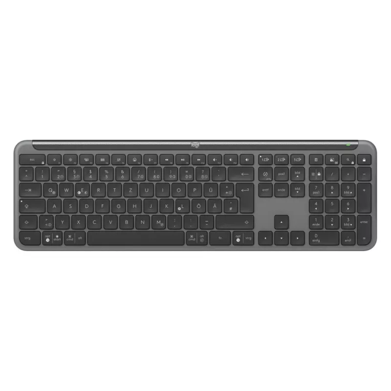 Logitech MK950 Signature for Business klaviatūra ir pelė belaidė Bluetooth QWERTZ vokiška grafito spalvos