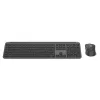 Logitech MK950 Signature for Business klaviatūra ir pelė belaidė Bluetooth QWERTZ vokiška grafito spalvos