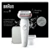 Braun Silk-epil 9 9-030 epiliatorius, 40 pincetų, baltas