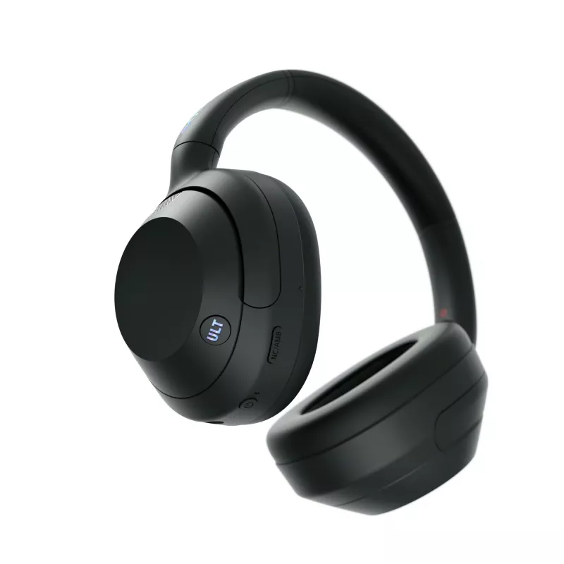 Ausinės Sony ULT WEAR monauralinės USB/Bluetooth 5.2, ANC, 30–50 h baterija, 3,5 mm, USB‑C įkrovimas, 255 g