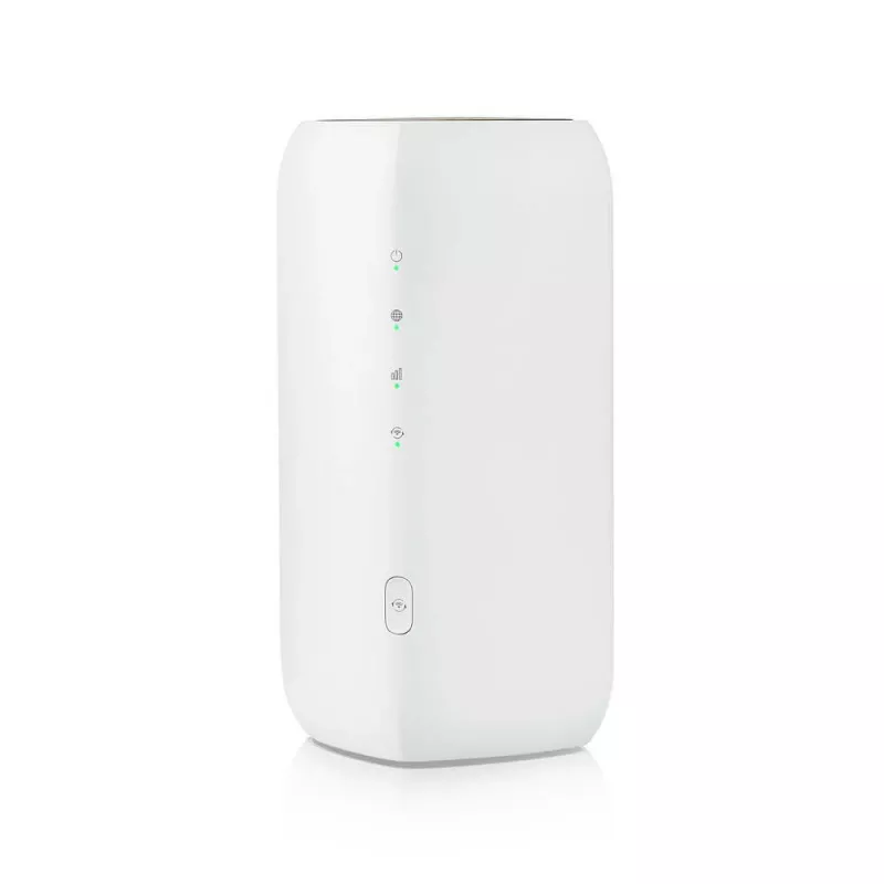 5G NR vidaus maršrutizatorius Zyxel FWA505 — AX1800 Wi‑Fi, atskiras / valdomas per „Nebula“ su 1 metų „Nebula Pro“ licencija, 1 x Gigabit LAN (EU)