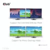 CLUB3D USB-C® šakotuvas į du HDMI™ 4K60Hz M/F+PD3.0 100 W