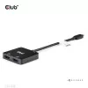 CLUB3D USB-C® šakotuvas į du HDMI™ 4K60Hz M/F+PD3.0 100 W