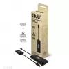 CLUB3D USB-C 4 prievadų 10G duomenų šakotuvas su PD3.0 įkrovimu, laidinis, USB 3.2 Gen 1 (3.1 Gen 1) Type-C, 100 W, juodas, 10 Gbit/s, USB