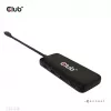 CLUB3D USB-C 4 prievadų 10G duomenų šakotuvas su PD3.0 įkrovimu, laidinis, USB 3.2 Gen 1 (3.1 Gen 1) Type-C, 100 W, juodas, 10 Gbit/s, USB