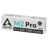 ARCTIC M2 Pro (Sidabrinė) - SSD aušintuvas M.2 diskams, šilumos šalintuvas/radiatorius, sidabrinis