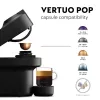 De’Longhi NESPRESSO® Vertuo Pop ENV90.B - Liquorice Juoda, kavos kapsulių aparatas, 0,56 l, kavos kapsulė, 1260 W, juoda