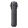 Veiksmo kamera Insta360 X4 — 72 MP, 8K (7680×3840) CMOS, 1/2 colio jutiklis, įmontuotas ekranas, Wi‑Fi, 120 kadrų per sekundę, MicroSD, 602 g, juoda