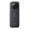 Veiksmo kamera Insta360 X4 — 72 MP, 8K (7680×3840) CMOS, 1/2 colio jutiklis, įmontuotas ekranas, Wi‑Fi, 120 kadrų per sekundę, MicroSD, 602 g, juoda