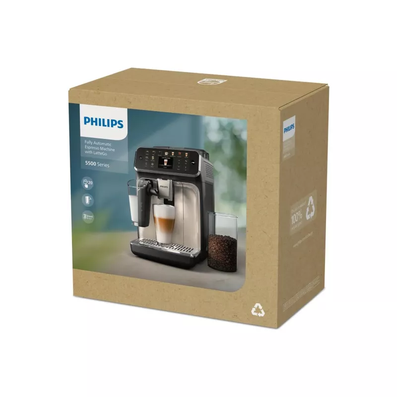 Philips 5500 series EP5549/70 kavos virimo aparatas Visiškai automatinis Espreso kavos aparatas 1,8 l