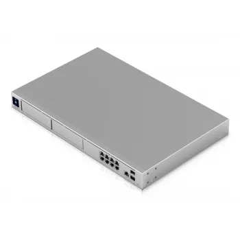 Valdomas jungiklis UBIQUITI UniFi Dream Machine Pro Max, 9 prievadų 2.5G Ethernet, 1U stovas, 2×SFP+, 10G palaikymas, 60W galia