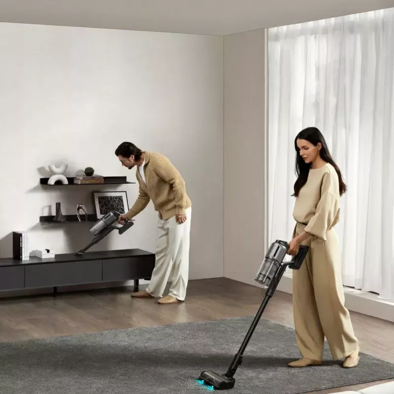 Dreame Z30 2-in-1 stick vacuum baterija Dry HEPA Bagless 0.6 L Juoda 3.2 Ah