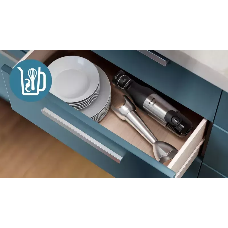 Panardomasis blenderis Philips 5000 serijos HR2684/00 Juodas Nerūdijantis plienas