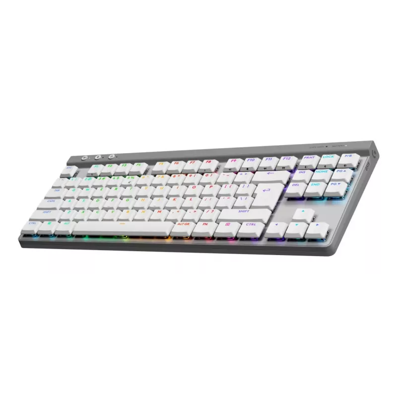 Logitech G G515 Gaming klaviatūra USB RF Wireless Bluetooth QWERTY US International balta