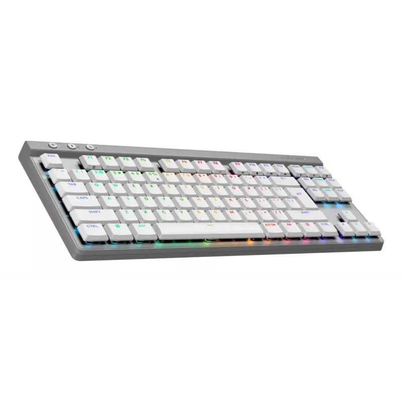 Logitech G G515 Gaming klaviatūra USB RF Wireless Bluetooth QWERTY US International balta