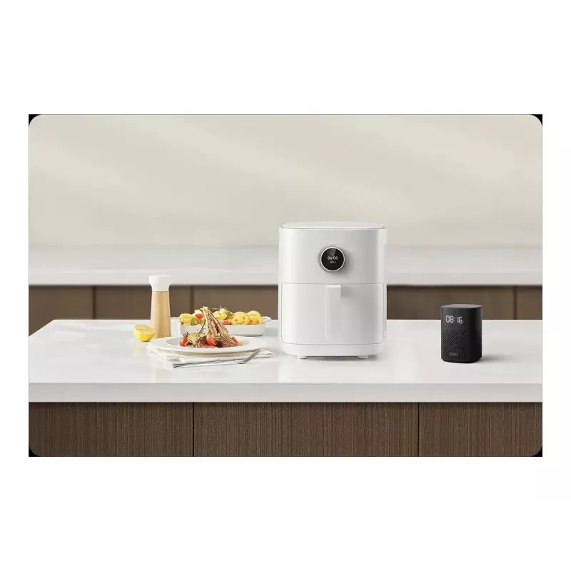 Karšto oro gruzdintuvė Xiaomi BHR8234EU 4,5 l 1500 W balta, liečiamas OLED, Wi‑Fi programėlės valdymas