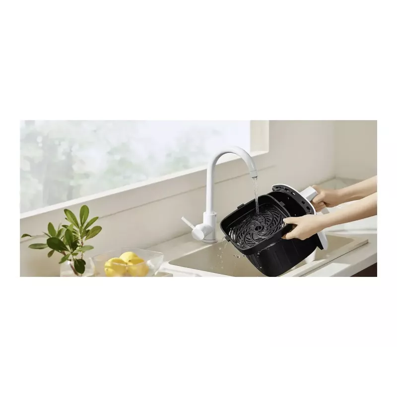 Karšto oro gruzdintuvė Xiaomi BHR8234EU 4,5 l 1500 W balta, liečiamas OLED, Wi‑Fi programėlės valdymas