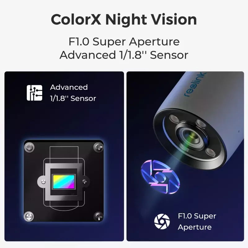 IP stebėjimo kamera Reolink ColorX Series P320X 4MP