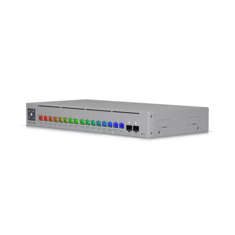 UBIQUITI NETWORKS UniFi Switch Pro Max 16 PoE 180w PoE biudžetas