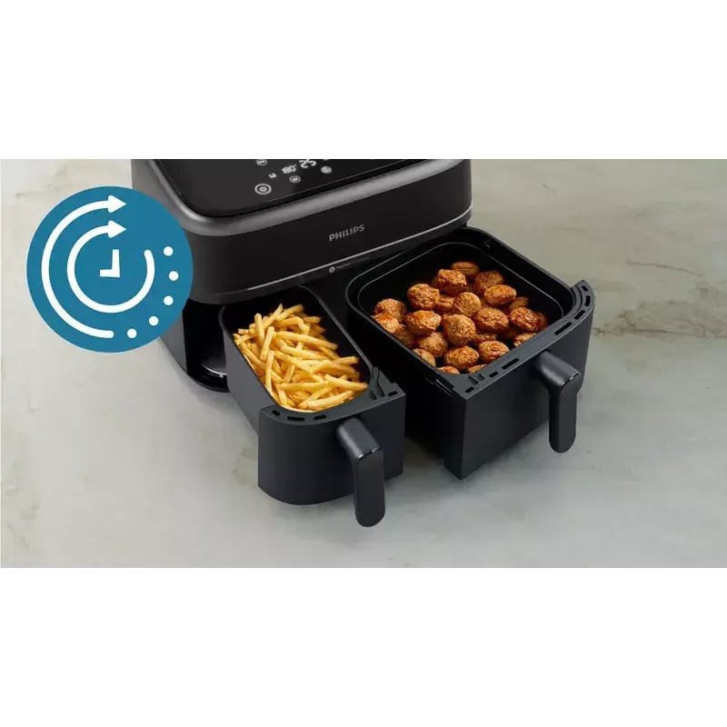 Karšto oro gruzdintuvė Philips 3000 serijos NA351/00 — 9 L, 2750 W, 8 programų, Rapid Air