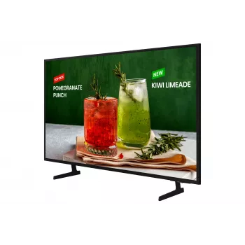 Samsung BE43D-H skaitmeninis informacinis ekranas 109,2 cm (43 colių) LED Wi-Fi 4K Ultra HD juodas Tizen 16/7