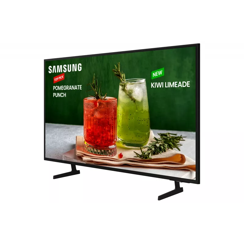Samsung BE43D-H skaitmeninis informacinis ekranas 109,2 cm (43 colių) LED Wi-Fi 4K Ultra HD juodas Tizen 16/7