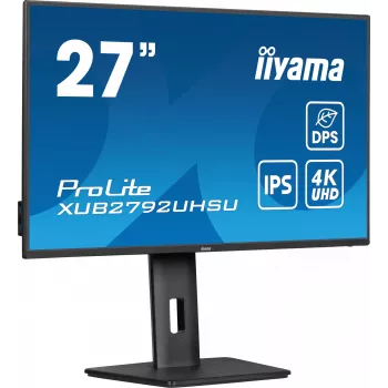 iiyama ProLite XUB2792UHSU-B6 kompiuterio monitorius 68,6 cm (27 colių) 3840 x 2160 pikselių 4K Ultra HD LED Juodas