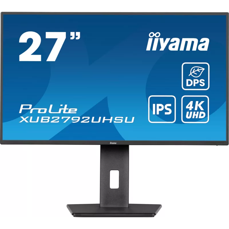iiyama ProLite XUB2792UHSU-B6 kompiuterio monitorius 68,6 cm (27 colių) 3840 x 2160 pikselių 4K Ultra HD LED Juodas