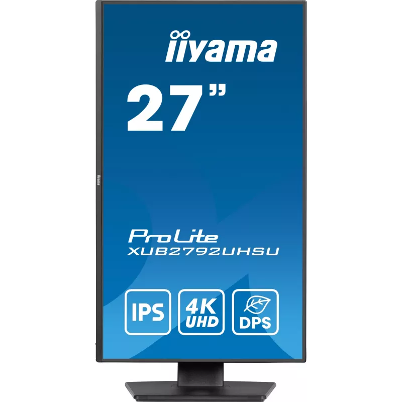 iiyama ProLite XUB2792UHSU-B6 kompiuterio monitorius 68,6 cm (27 colių) 3840 x 2160 pikselių 4K Ultra HD LED Juodas