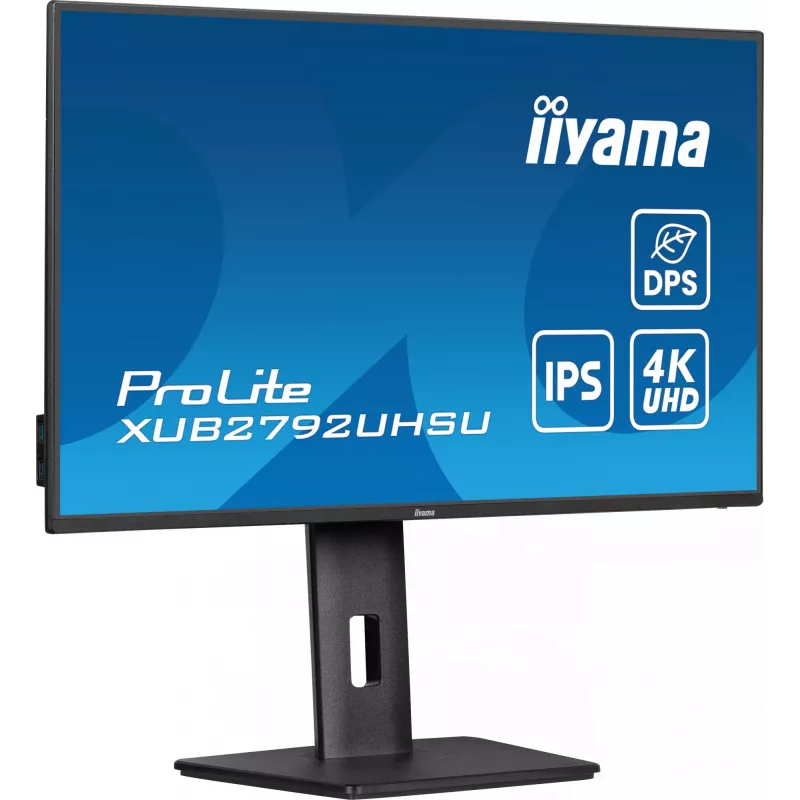 iiyama ProLite XUB2792UHSU-B6 kompiuterio monitorius 68,6 cm (27 colių) 3840 x 2160 pikselių 4K Ultra HD LED Juodas