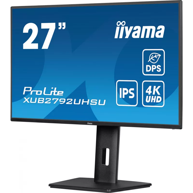 iiyama ProLite XUB2792UHSU-B6 kompiuterio monitorius 68,6 cm (27 colių) 3840 x 2160 pikselių 4K Ultra HD LED Juodas