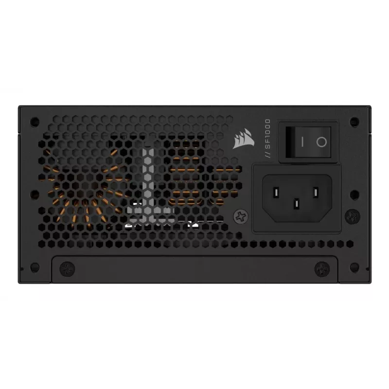 Maitinimo blokas CORSAIR CP-9020257-EU — 1000 W, 24 kontaktų ATX, 80 PLUS Gold, 140 mm ventiliatorius, juodas