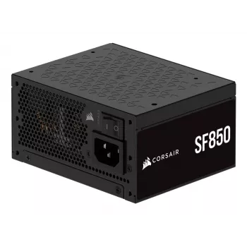 Maitinimo blokas CORSAIR CP-9020256-EU, 850 W, 24 kontaktų ATX, 80 PLUS Gold, 140 mm ventiliatorius, juodos spalvos