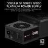 Maitinimo blokas CORSAIR CP-9020256-EU, 850 W, 24 kontaktų ATX, 80 PLUS Gold, 140 mm ventiliatorius, juodos spalvos