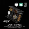 Maitinimo blokas CORSAIR CP-9020256-EU, 850 W, 24 kontaktų ATX, 80 PLUS Gold, 140 mm ventiliatorius, juodos spalvos
