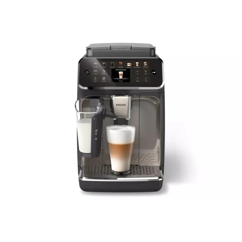 Espresso aparatas Philips EP4449/70 — pilnai automatinis, 1,8 L vandens talpa, 275 g pupelių talpykla, keraminis malūnėlis, 15 barų
