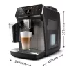 Espresso aparatas Philips EP4449/70 — pilnai automatinis, 1,8 L vandens talpa, 275 g pupelių talpykla, keraminis malūnėlis, 15 barų