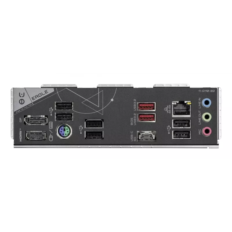Pagrindinė plokštė GIGABYTE B650 EAGLE ATX, AMD B650 mikroschemų rinkinys, Socket AM5, DDR5, 4x DIMM, 3x M.2, PCIe 5.0 x16