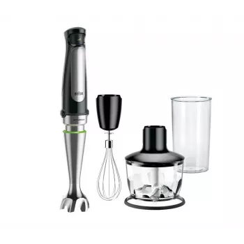 Braun MQ 7035X 0,6 l panardinamasis trintuvas 1000 W juodas, satino plieno