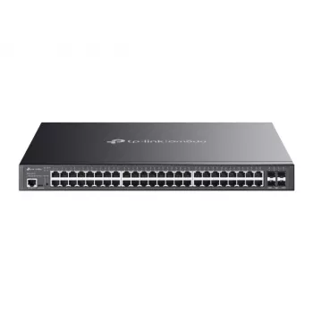 TP-Link Omada SG3452XMPP tinklo jungiklis Valdomas L2+ Gigabit Ethernet (10/100/1000) Power over Ethernet (PoE) 1U Juoda
