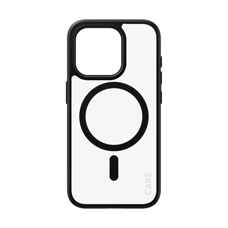 PanzerGlass CARE™ by ® Urban Combat Case Skaidrus su Juodu MagSafe iPhone 15 Pro