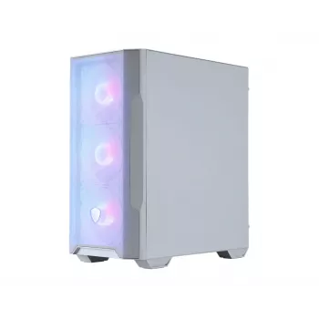 PC Case MSI MAG FORGE M100R Midi Tower Transparent, White