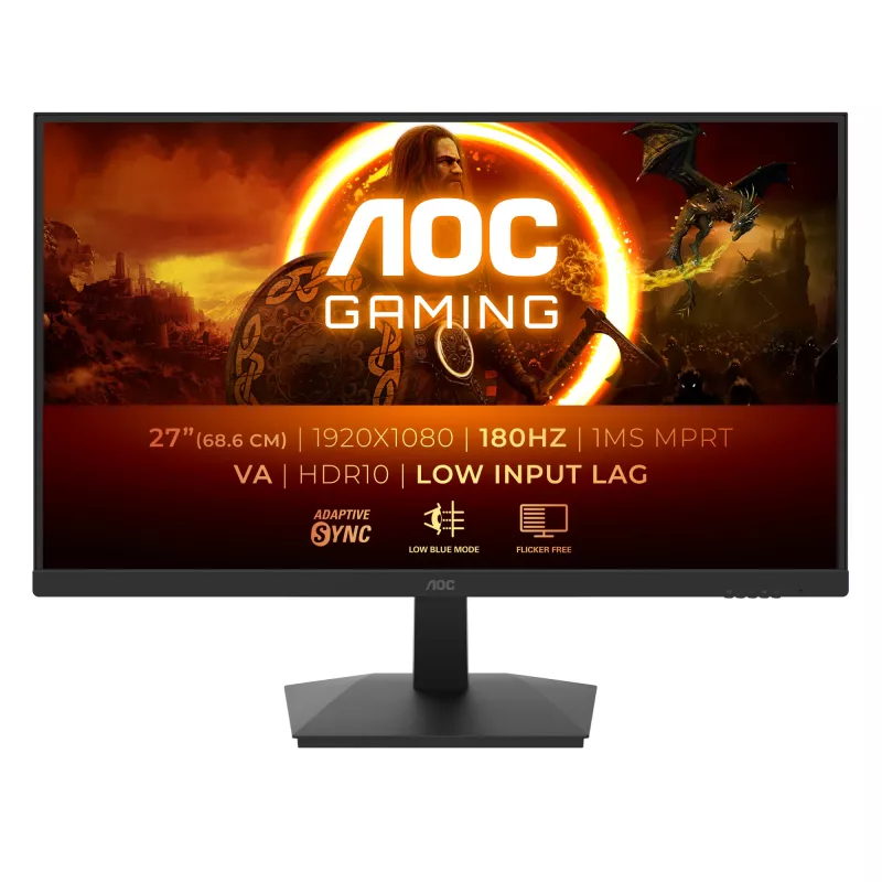 AOC G1 27G15N2 kompiuterio monitorius 68,6 cm (27 col.) 1920 x 1080 pikselių Full HD LCD juodas