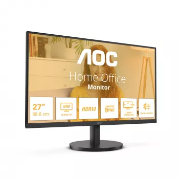 AOC B3 U27B3M kompiuterio monitorius 68,6 cm (27 colių) 3840 x 2160 pikselių 4K Ultra HD LCD juodas