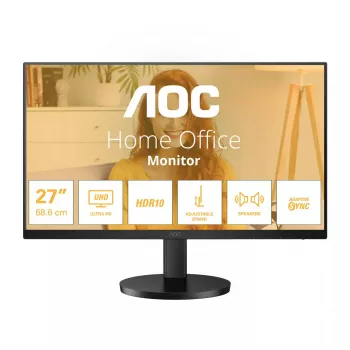 AOC U27B3AF kompiuterio monitorius 68,6 cm (27 colių) 3840 x 2160 pikselių 4K Ultra HD LED juodas