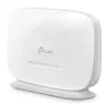 TP-Link 300 Mbps Wireless N 4G LTE maršrutizatorius, Wi-Fi 4 (802.11n), vienos juostos (2,4 GHz), Ethernet LAN, 4G, baltas, stalinis maršrutizatorius