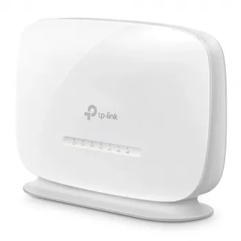 TP-Link 300 Mbps Wireless N 4G LTE maršrutizatorius, Wi-Fi 4 (802.11n), vienos juostos (2,4 GHz), Ethernet LAN, 4G, baltas, stalinis maršrutizatorius