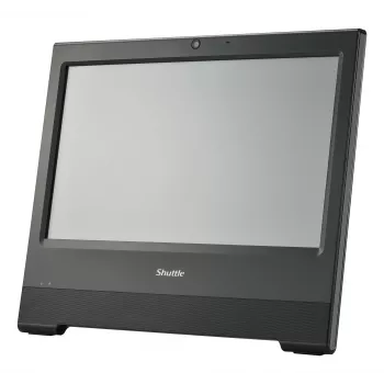 Shuttle All-In-One Barebone X50V9, 15,6 colio vieno lietimo ekranas (varžinis), Celeron 7305U, WiFi, IP54, be ventiliatoriaus, 24/7 nuolatinis veikimas